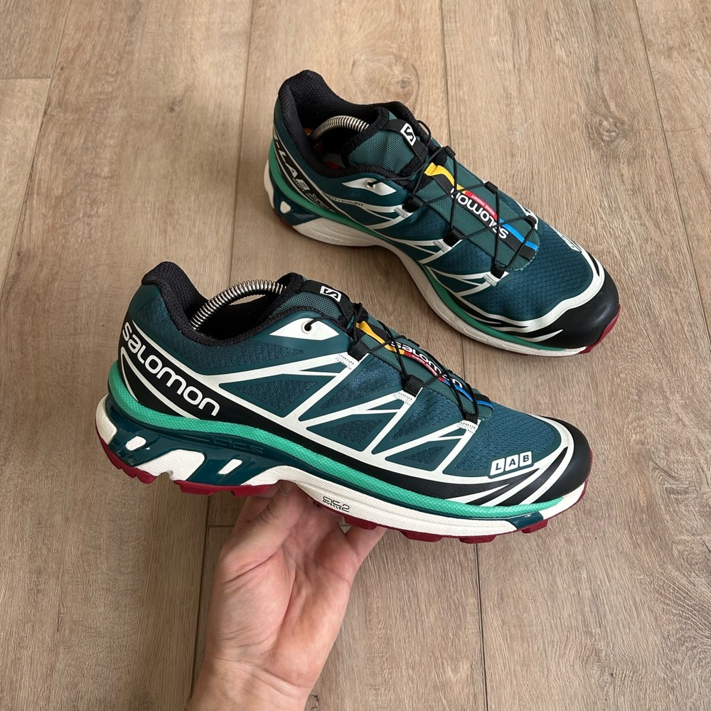 Salomon S/Lab XT-6 Softground Trail Running Shoes Size M9/W10 Rare color.
